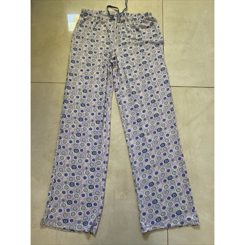 Women's Floral Print Lounge Pajama Pants Size S